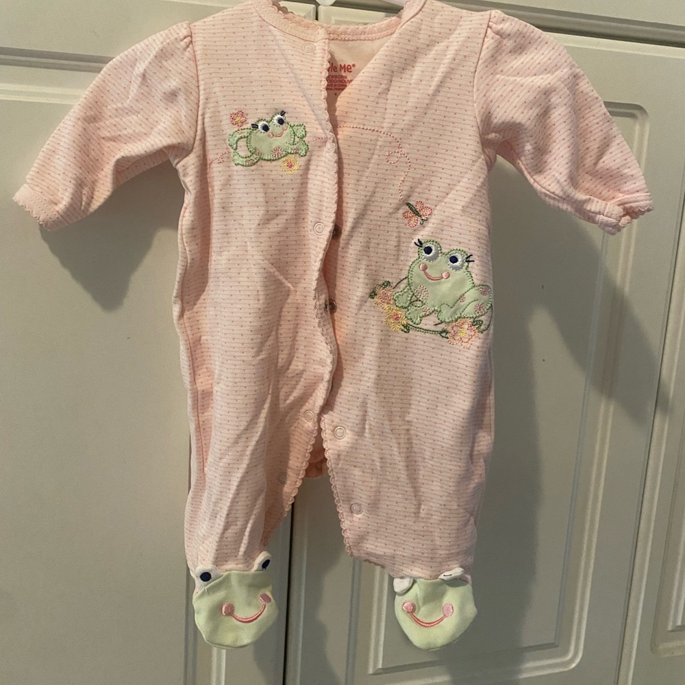 Little Me footie newborn